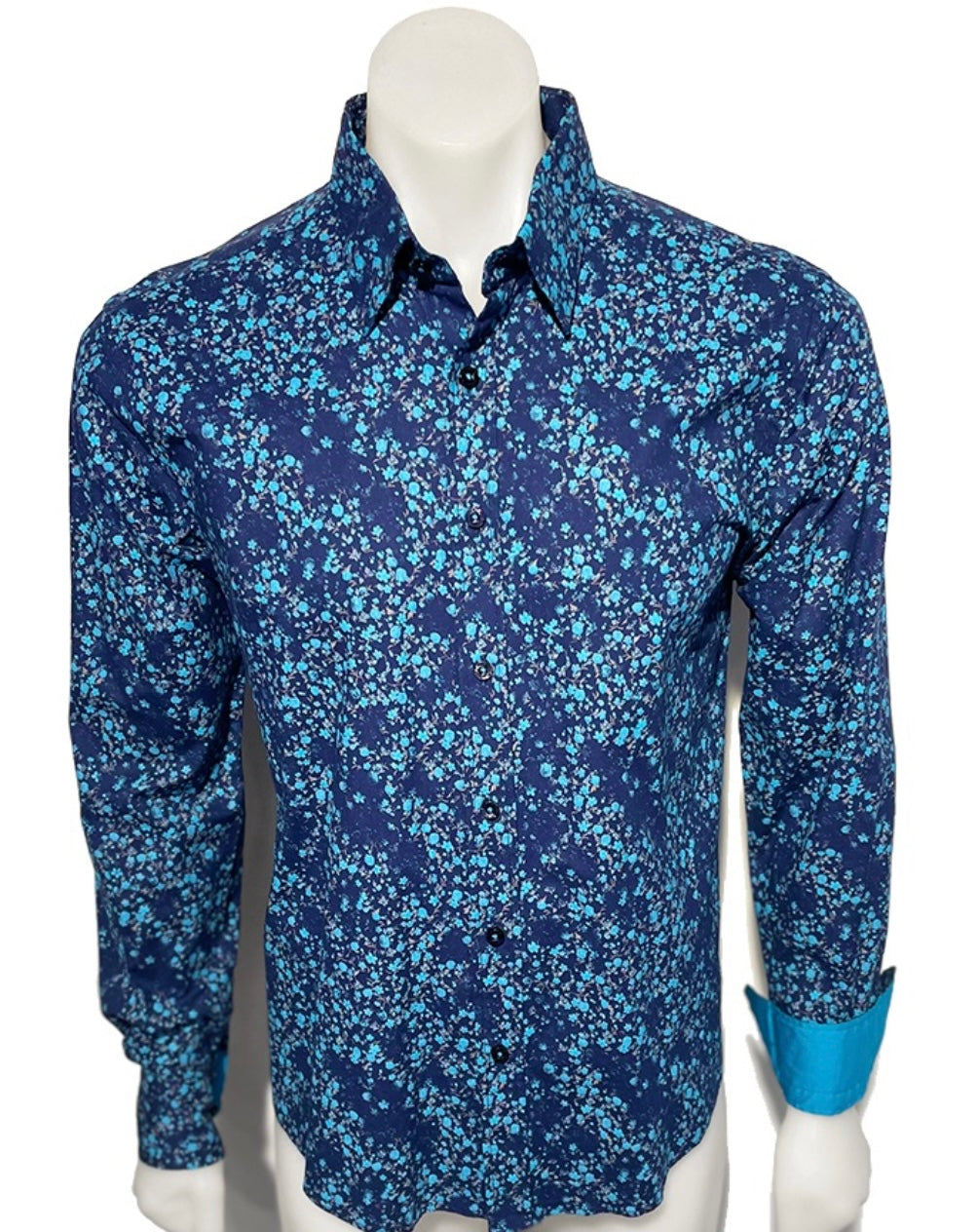 Men's L/S Shirt Style 765 - Blue
