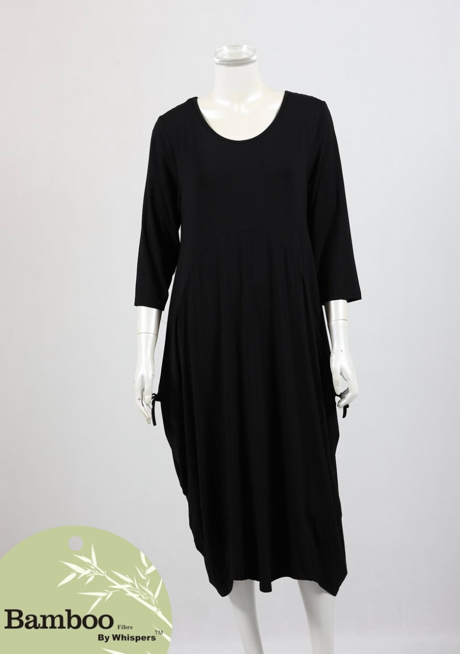 Bamboo 3/4 Sleeve Maxi Dress