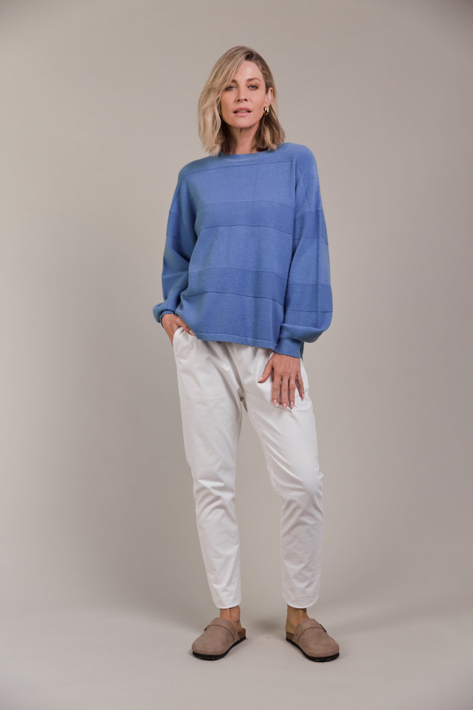 Estel Knit - Denim Blue