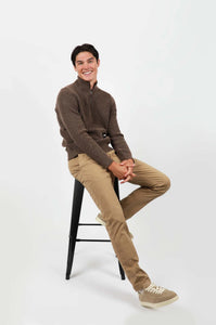 Men's Ribbed 1/4 Zip Knitwear