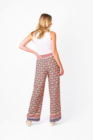 Tessellate Pants - Yellow/Pink Print