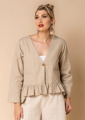 Romy Linen Blend Top