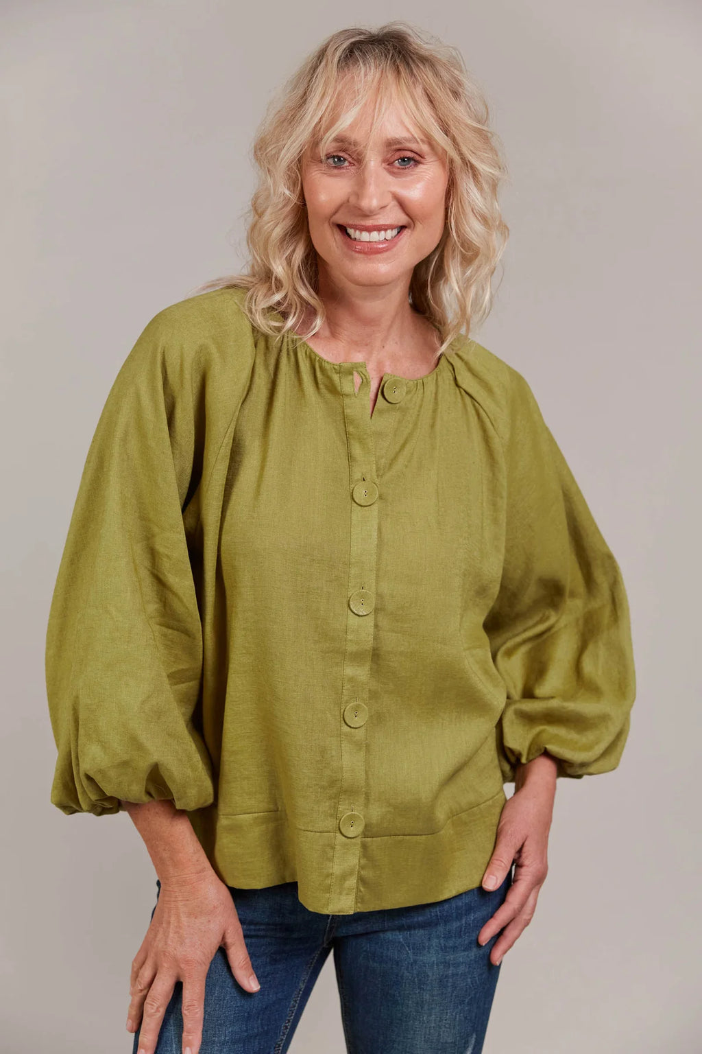 Laax Button Blouse