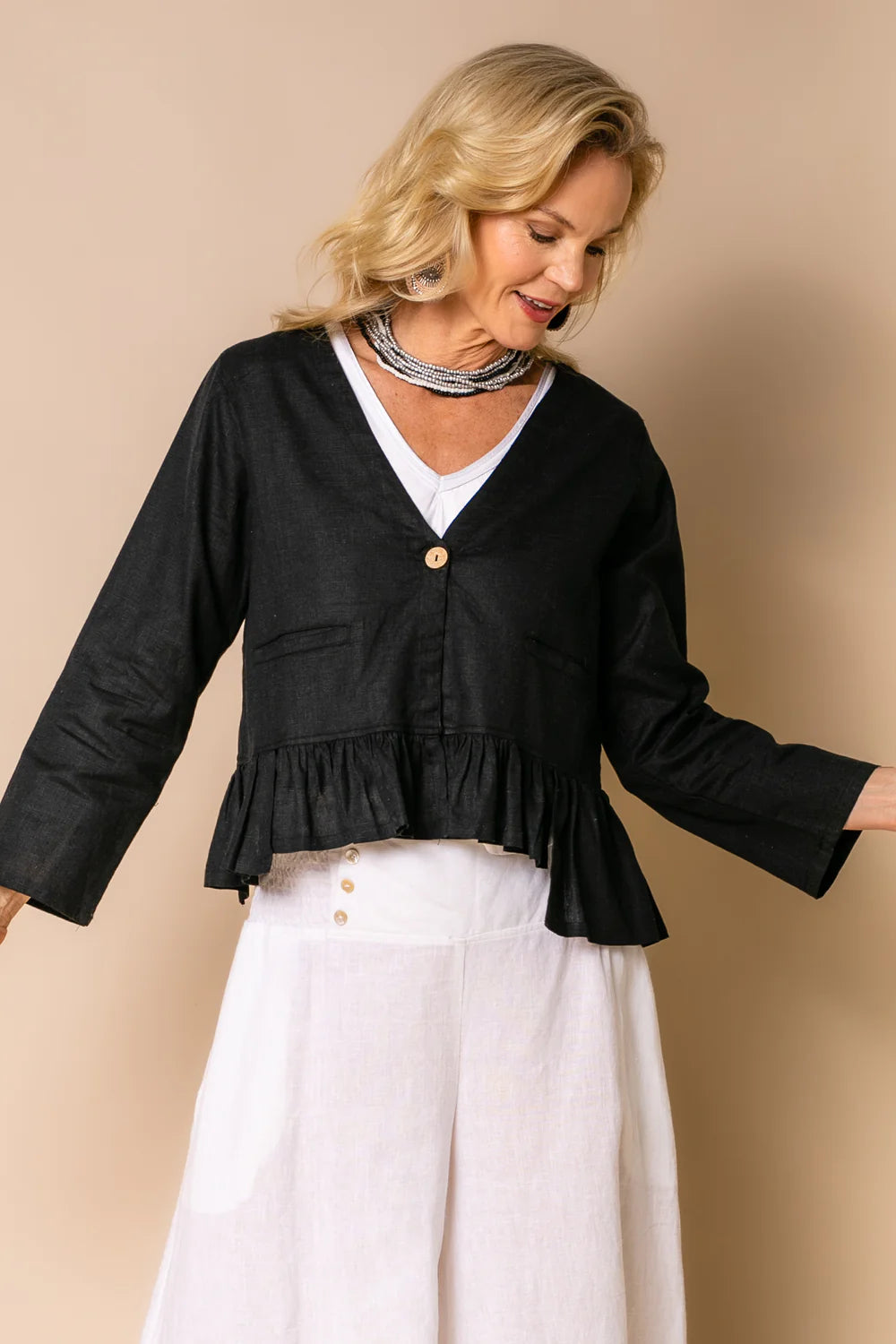 Romy Linen Blend Top
