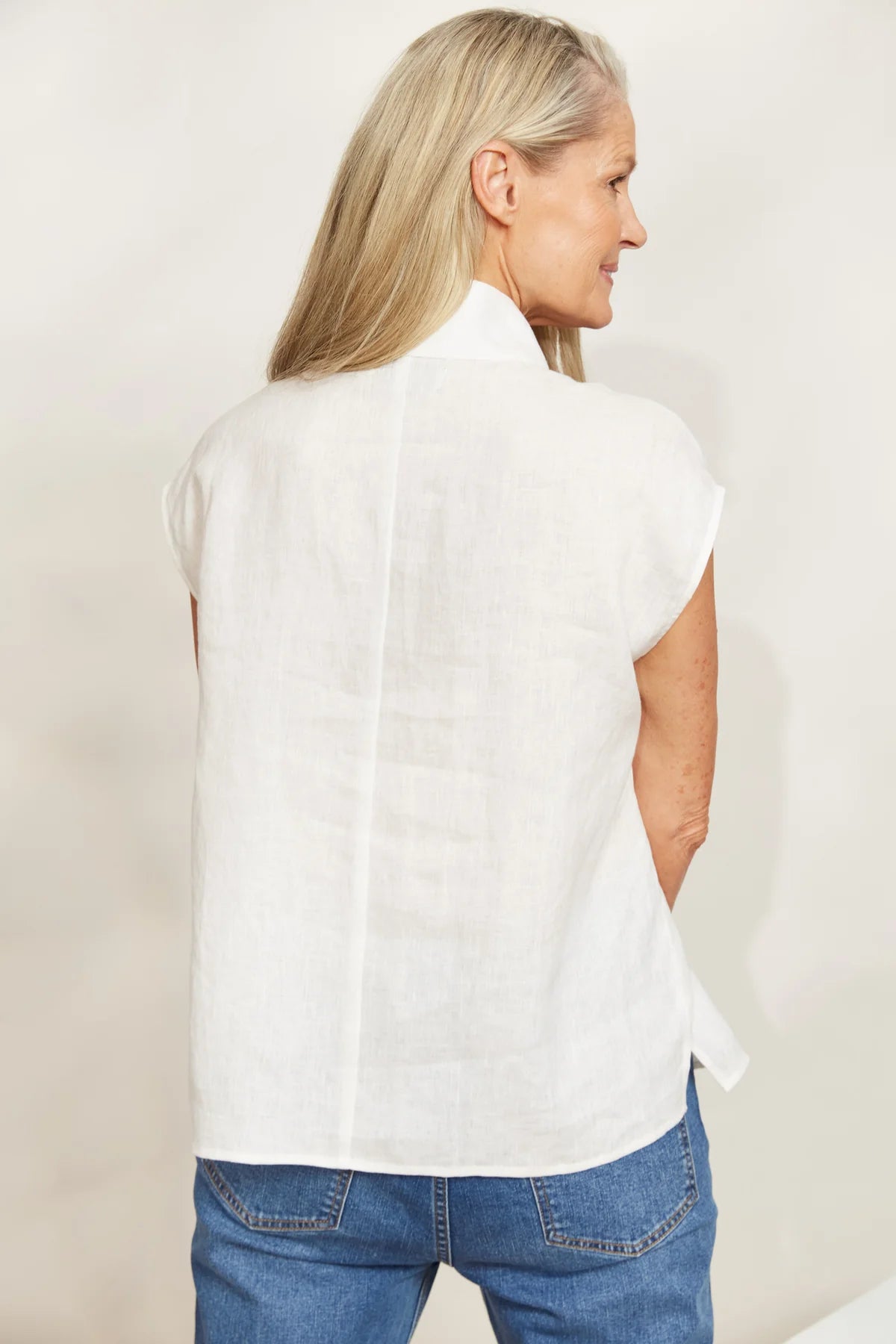 Halcyon Button Top