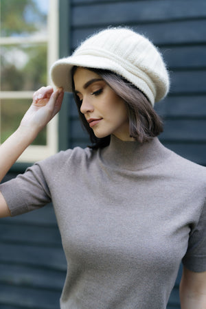 Women's soft beanie, winter fashion
