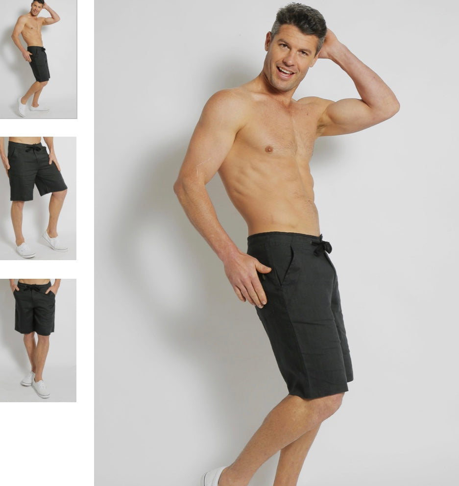 Men's 100% Hemp Drawstring Shorts