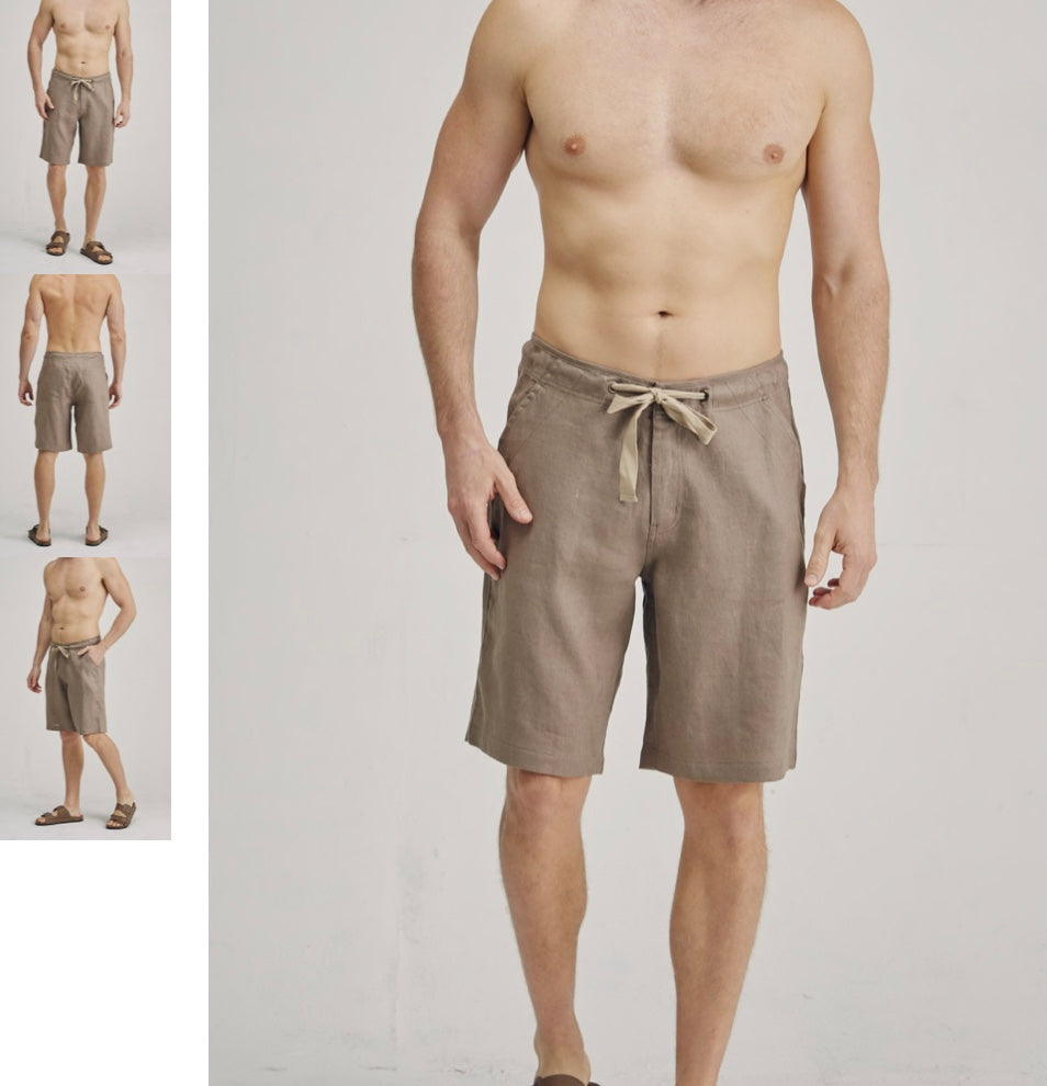 Men's 100% Hemp Drawstring Shorts